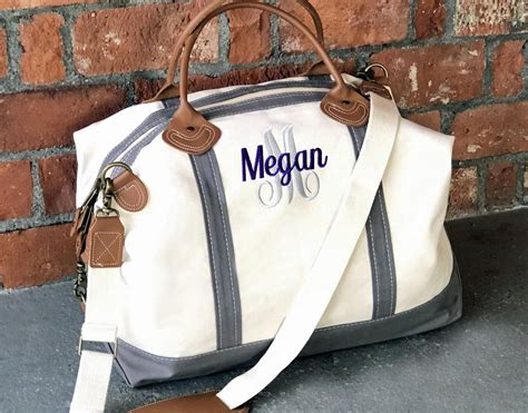 monogram weekender bags for women